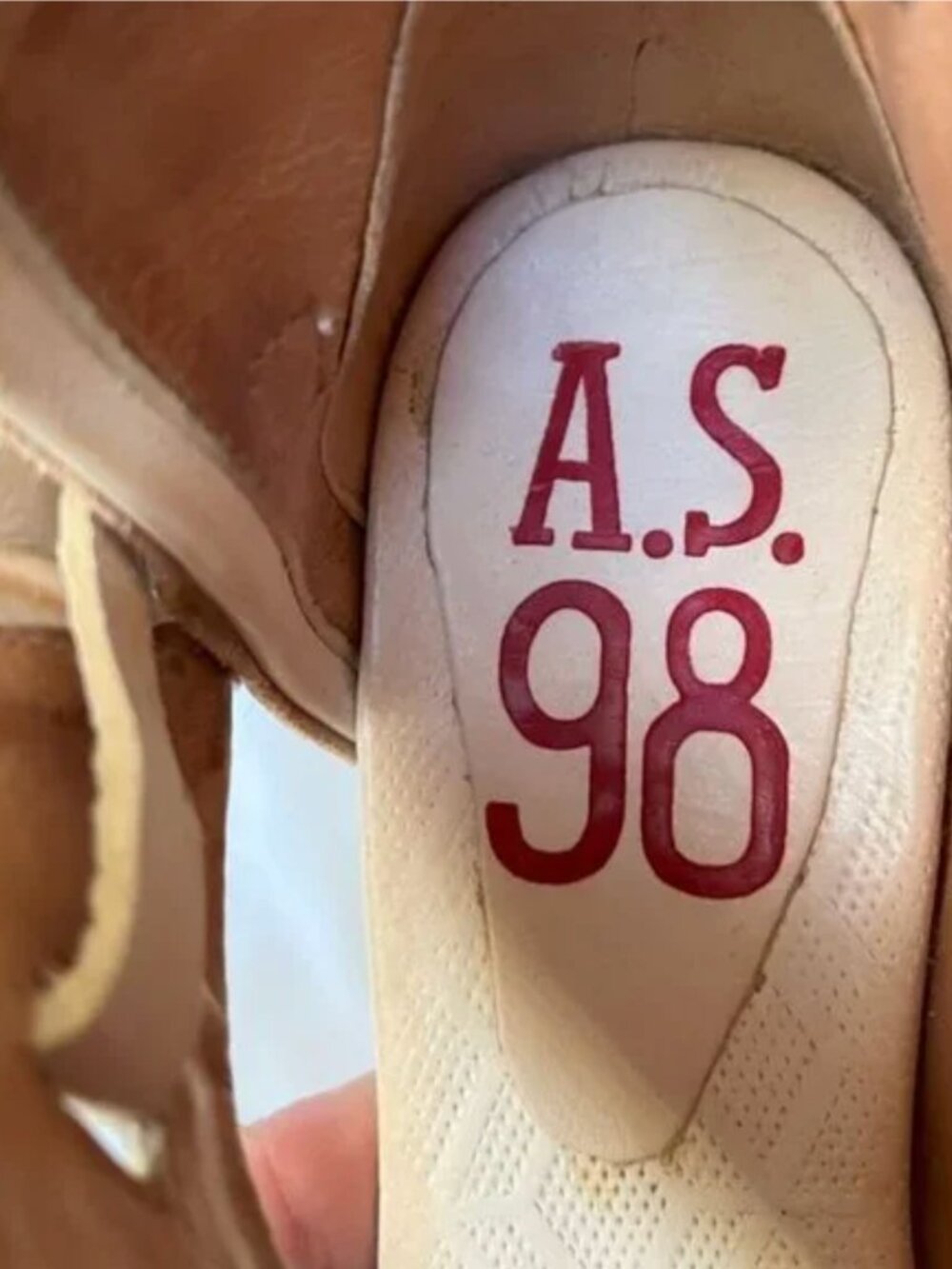 A.S.98 Airstep Lucus Sandals – Off White Metallic – Size 7.5 / EU 38 – EUC - Picture 13 of 16